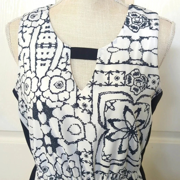 Charming Charlie Black and White Floral Dress - Picture 2 of 5